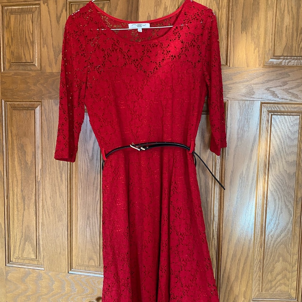 Red Lace dress